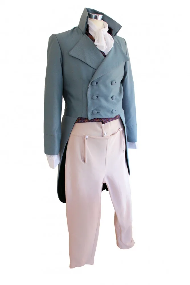 Disfraz victoriano para hombre, traje de lujo, el Sr. Darcy, talla