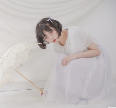 Prinses zoete lolita rokken [Dolly Delly] Originele kwallen half rok mode en zoete zachte zus rok Dolley-00121