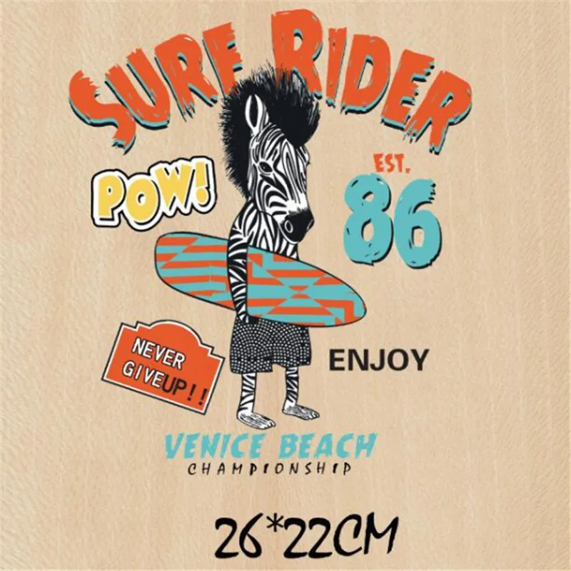 Ривердейл патч дело с it одежда ткань теплопередачи печати SURF RODER футболка девушка