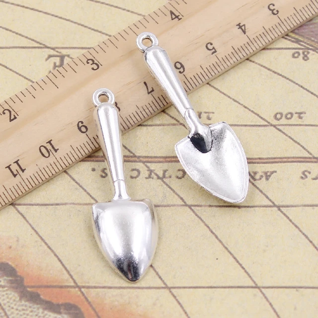 5pcs Charms Shovel Spade Trowel Gardening: A Vintage Touch to Your Jewelry Collection