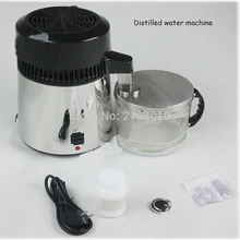 Дистиллятор воды 110 В/220 В 304 нержавеющая сталь прибор для дистилляции воды прибор для фильтрации воды 1L/H дистиллированной машины