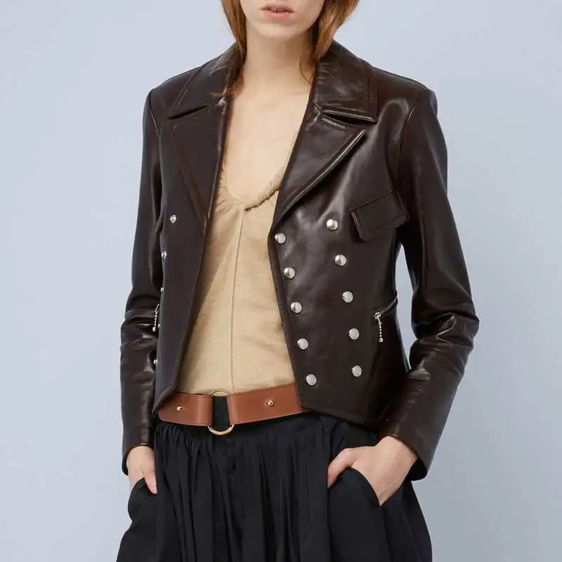 BOHO INSPIRED faux leather Studded motorcycle jacket ...