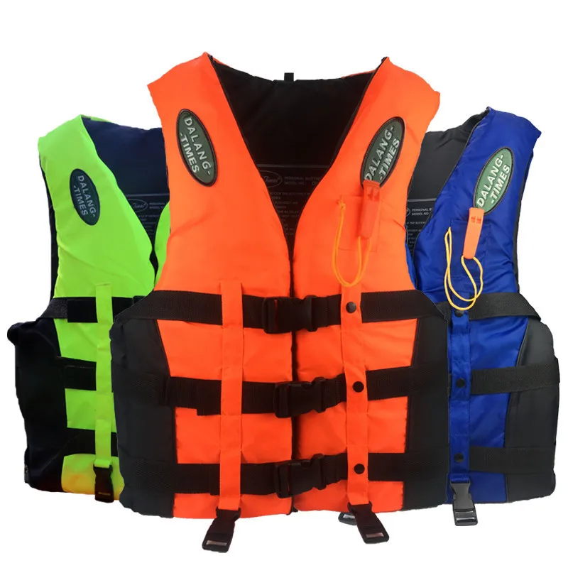 

ISF Kid Adult Life Jacket Whistle Prevention Universal Swimming Boating Ski Drifting Vest S-XXXL Sizes Life Safety Jacket