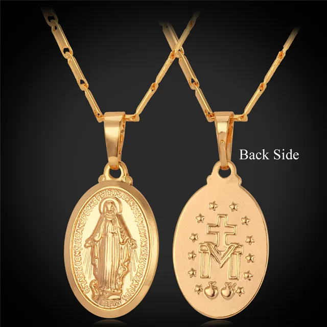 Buy Collare Virgin Mary Pendant Gold/Rose Gold/Silver