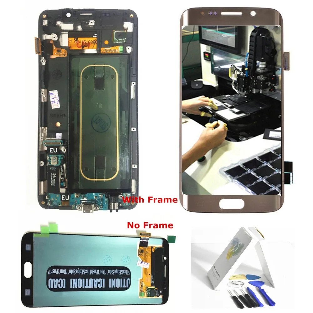 

100% Tested SYART Parts 5.7'' LCD Display Touch Screen Digitizer Assembly For Samsung Galaxy S6 Edge Plus G928 G928F