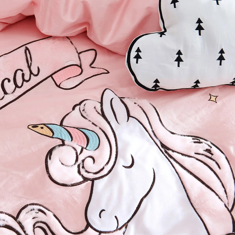 Детский комплект постельного белья из 100% хлопка для девочек|Комплекты белья| |