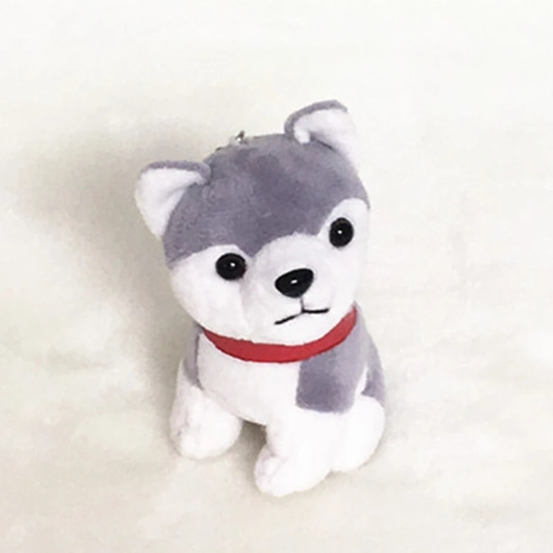 

Fashion Cute Stuffed Toys Dog Keychain Woman Bag Charms Plush Doll Toys Key Ring Toy Pendant Trinket Party Gift