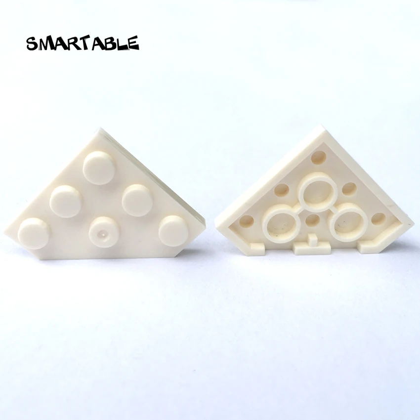 

Smartable Wedge Plate 3x3 Cut Corner Building Blocks parts DIY Toys For Kids Compatible Legoing 2450 Technic Toys 50pcs/lot