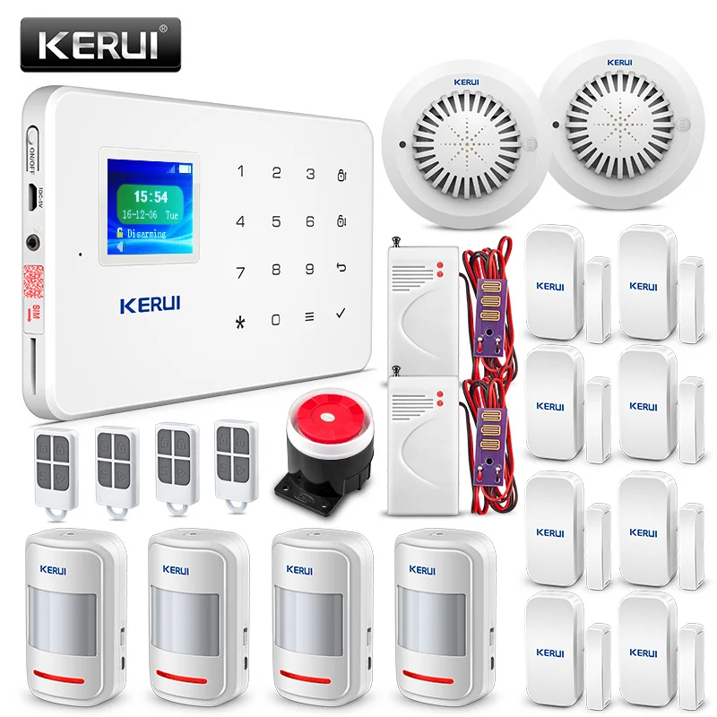  KERUI G18 GSM Wireless alarm systems security home SIM Smart Alarm System Android IOS APP Control M - 32849753259