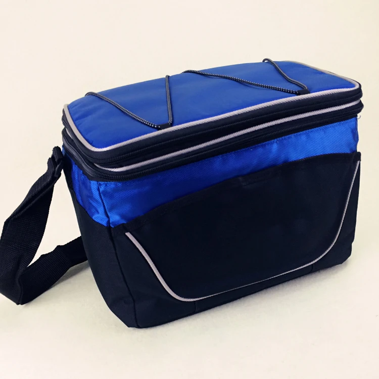 Doppelschichten Hohen qualität marke große thermische picknick kühltasche isoliert eis kühlen thermo lunchbox lagerung von lebensmitteln umhängetasche 9L