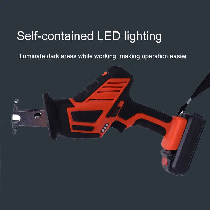 

Cordless 1-Handed Reciprocating Saw Chargeable Small Reciprocating Saw Woodworking #4