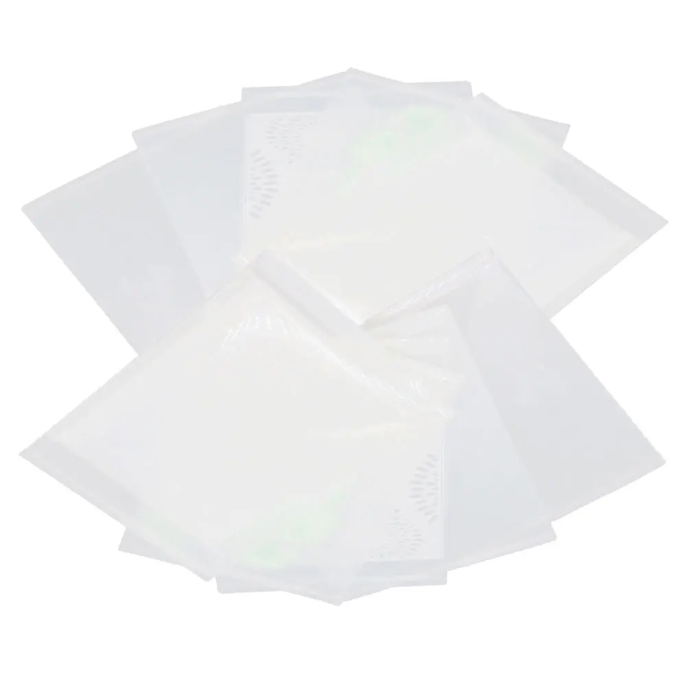 10 шт. прозрачный пластиковый пакет для вырезания для скрапбукинга, изготовление бумажных открыток, штампов и штампов, сумка-Органайзер для хранения