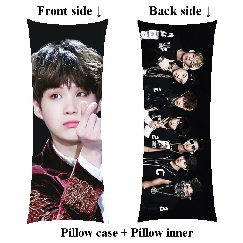 Длинная Подушка SUGA для обнимания внутренняя подушка Bangtan Boys Min Yun Ki тела по