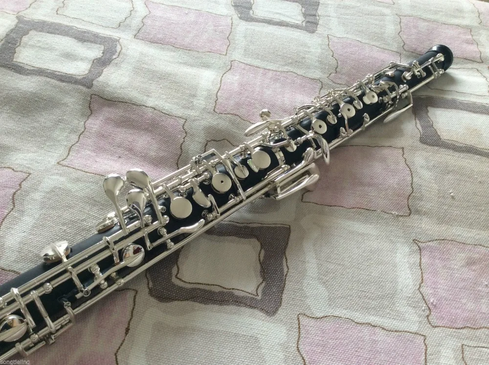 1 шт. композитный деревянный полуавтоматический oboe посеребренный C ключом