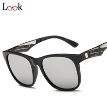 New 2017 espejo de la vendimia gafas de sol mujeres hombres zonnebril rectángulo de la manera de la marca de gran tamaño gafas de sol gafas de sol mujer hombre