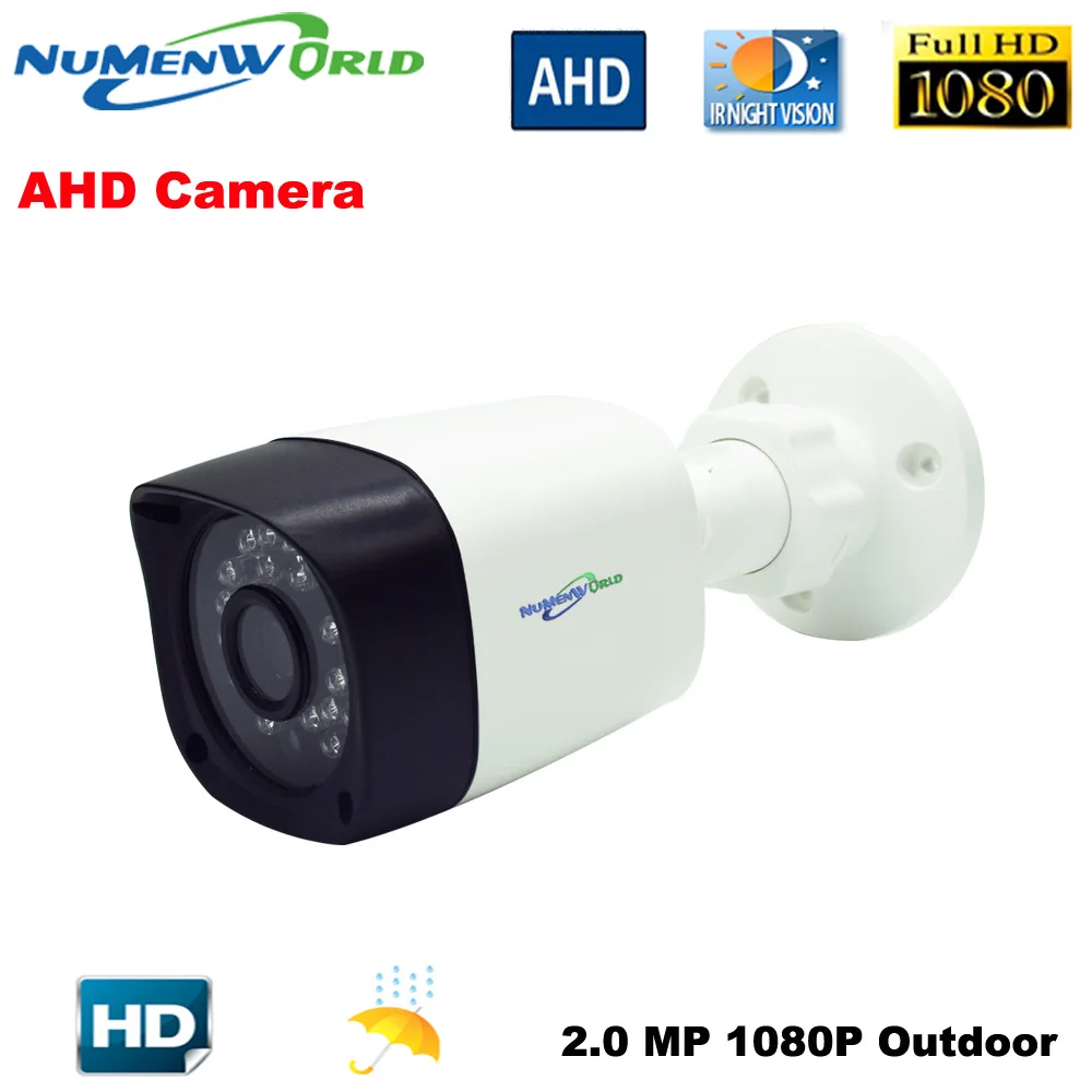  Numenworld Outdoor CCTV AHD camera 2.0MP 1080P HD Security Camera with IR-CUT 24 IR LEDs Night Visi - 32837175599