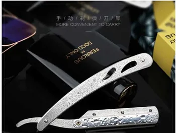 

Razor Personal care tools Shaver barber shop special men's razor shave head face manual Stainless steel old-fashioned