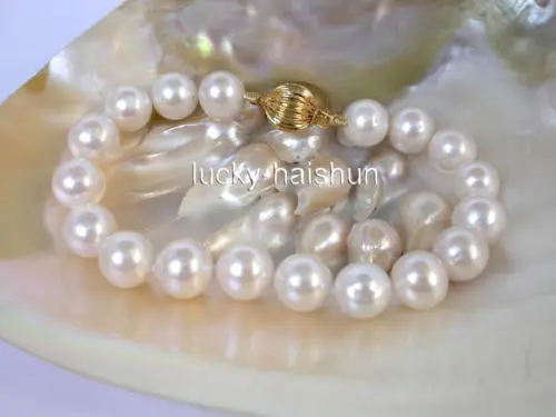 

Shipping >>>>>super bangle 10mm white freshwater Pearls bracelet