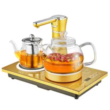 JBL-T3, электрический чайник, автоматический чайник с изоляцией стекла, чайник с высоким бором, силикатное стекло, платформа 37*20