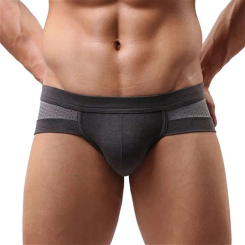 

Men Soft Underpants 2019 New Mens Sexy Cotton Underwear shorts men underpants Soft Briefs Pouch ropa interior hombre