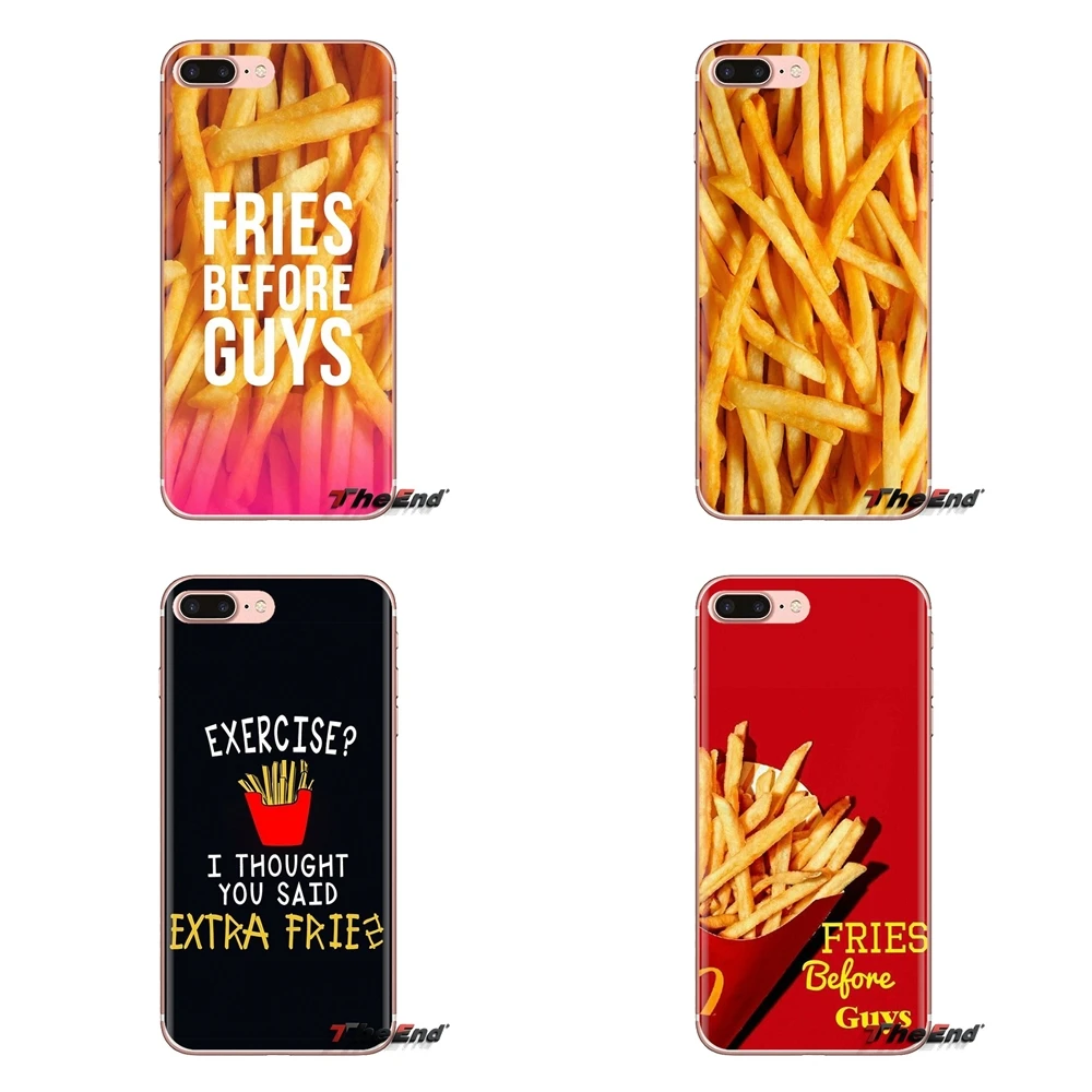 Fries Before Guys For LG G3 G4 Mini G5 G6 G7 Q6 Q7 Q8 Q9 V10 V20 V30 X Power 2 3 K10 K4 K8 2017 Transparent Soft Shell Covers |
