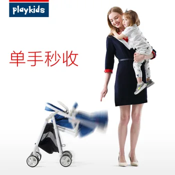 

Children's trolley foldable simple baby stroller summer ultra light
