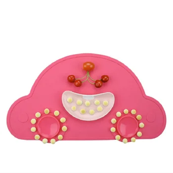 

Baby Silicone Plate Solid Feeding Bowls Plates Suction Children Tableware Food Containers Anti Slip Kids Dishes Eating