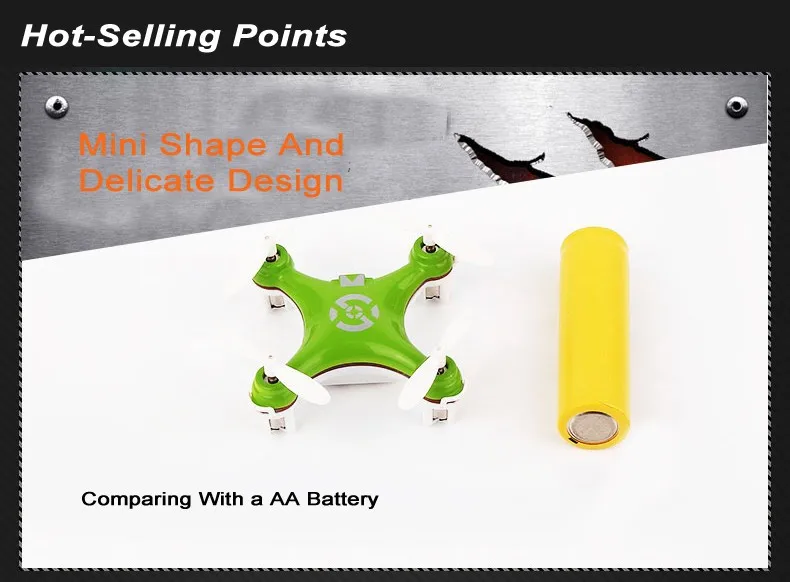 Brinquedos + Casca Original Cheerson Mini Drone rc 4ch 2.4 Ghz 6-axis Giroscópio Quadcopter Dron Helicóptero Extra Cx-10 3 Original cheerson CX-10 mini zangão rc 4ch