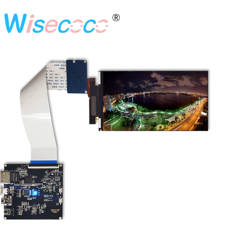  5.5 inch 4k lcd screen 3840*2160 Resolution Panel Lcd Display With Hdmi To Mipi For VR 2018 And Hmd