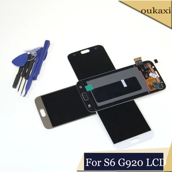 

LCD Display For Samsung S6 LCD G920F Disaplay LCD Screen Touch Digitizer Assembly+tools