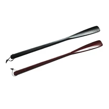 1 piece Wood Shoe Horn Long Handle Wooden Travel Shoehorn for Men Women 54cm