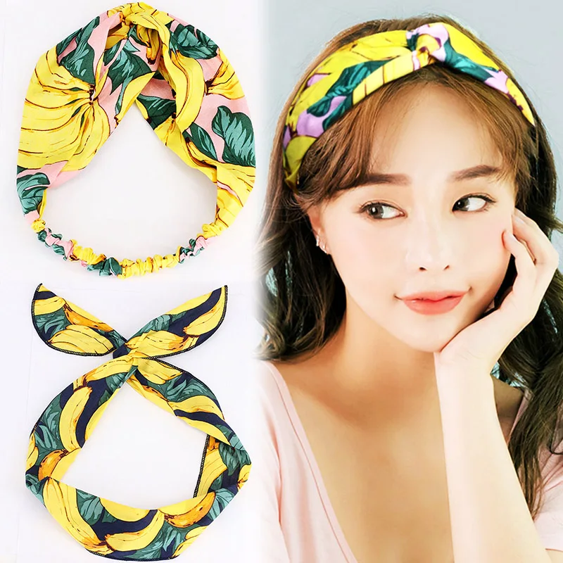 Seaside Hair Band High Quality 6 Models Unique Korean 1PC Exquesite Graceful Elasticity Fruit