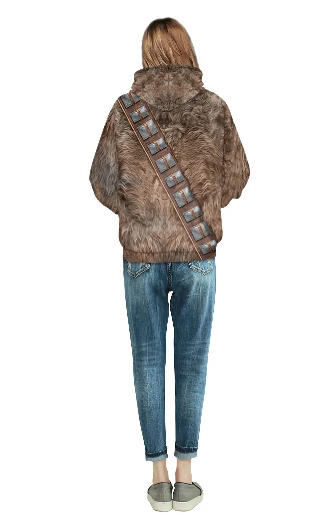 Звездные войны I Am Chewie Чубакка костюм фурри Толстовка Куртка Косплей свитер с капюшоном 3D печать для мужчин и женщин толстовки