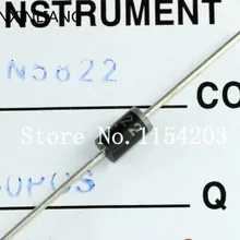 100 шт. 1N5822 40 В 3A диоды Шоттки IN5822