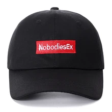 Высокое качество письмо NobodiesEx Snapback Кепки хлопок Бейсбол Кепки для Для мужчин Для женщин Регулируемая Хип-хоп папа шляпа Bone Гаррос Casquette