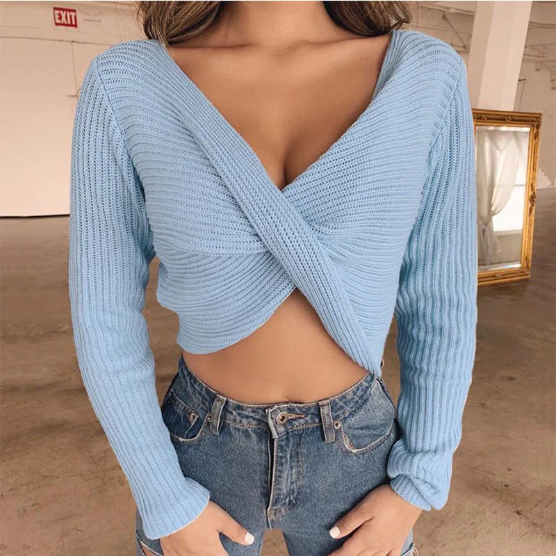 v short sweater women07