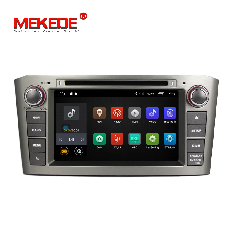 

2G RAM 16G ROM 7inch HD Android7.1 Quad-core car dvd player gps navigator for Toyota Avensis/T25 2003-2008 free shipping