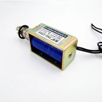 

TAU-1564 stroke 0-12mm 60N pull open frame electric magnet DC12V 24V linear Solenoid Electromagnet