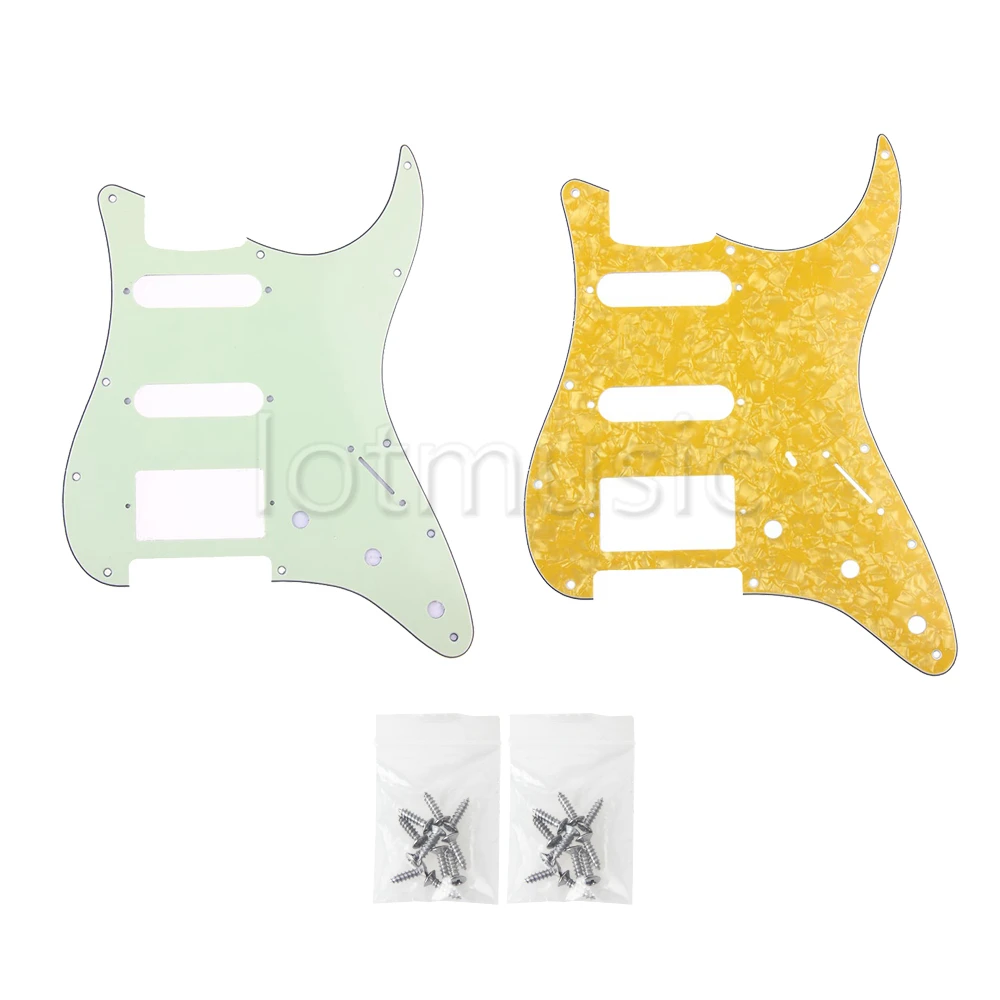 Черный Prewired Pickguard 3 одной катушки для Fender Strat гитары Замена