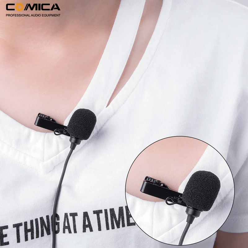 Comica CVM M O1 всенаправленный петличный отворот микрофон для S ennheiser и других