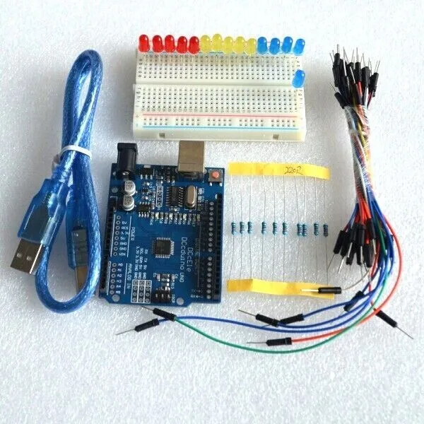 DIY01 Базовый Комплект для Arduino Uno R3 DIY Kit Установить Небольшой Tool kit Box|kit for arduino|kit boxkit