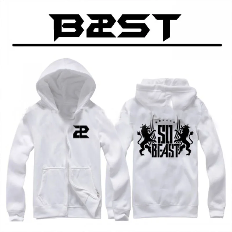 Jual Corea del estilo K pop Beast B2ST BINATANG tan sudadera con capucha sudadera con capucha deportiva mujeres hombres adolescentes par Murah Corea del estilo K pop Beast B2ST BINATANG tan sudadera con capucha sudadera con capucha deportiva mujeres hombres adolescentes par