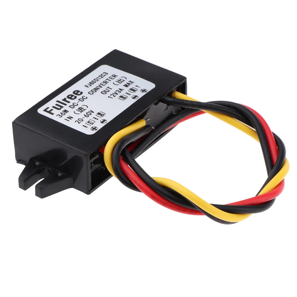 DC to DC Converter Buck Module 20-60V to 12V 3A 36W Step Down Voltage Regulator