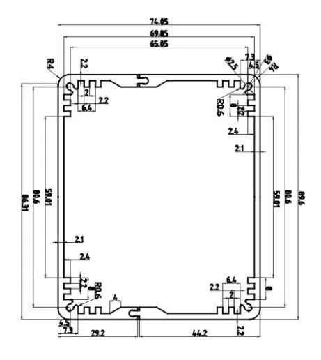 szomk aluminum box for electronic project aluminum extrusion case anodized aluminum enclosure case junction ox extruded aluminum project box  (5).jpg