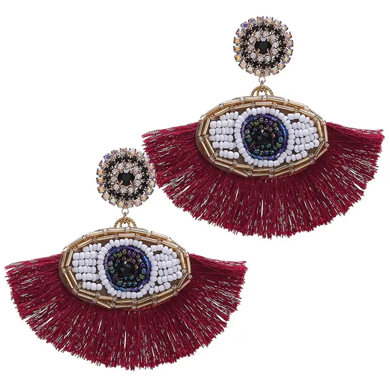 earrings statement earrings bohemian pendientes drop earrings tassel earrings (5)