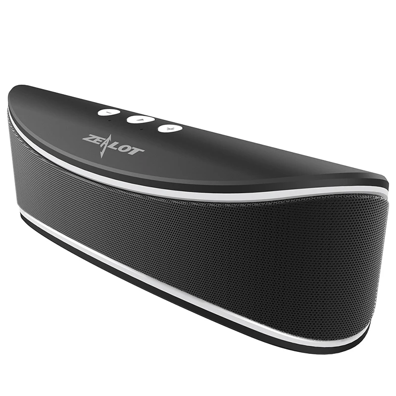 Самая низкая цена Новое Поступление Zealot S2 Portable Bluetooth Беспроводная Акустическая система с TF карты/USB Флэш-Накопитель fm-радио Big Bass Стерео с Микрофоном