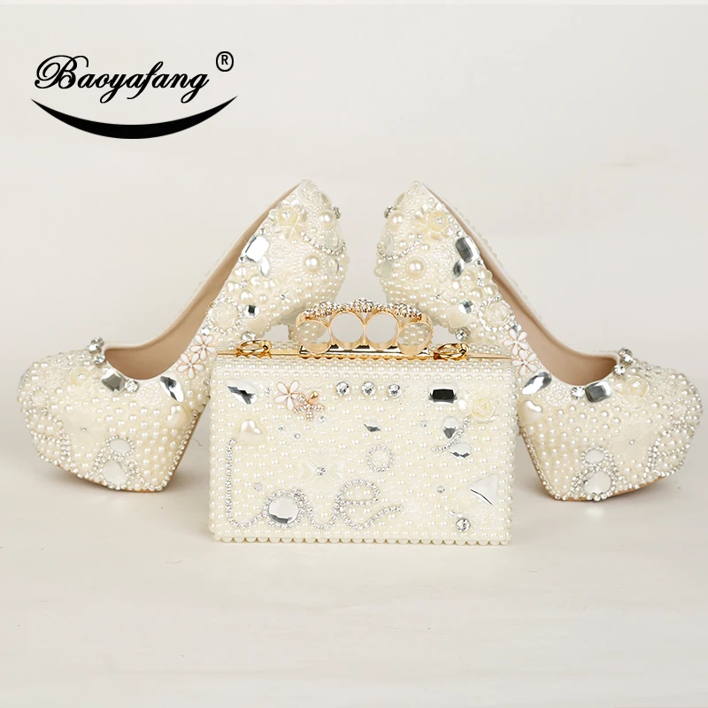 ivory shoes and matching bag