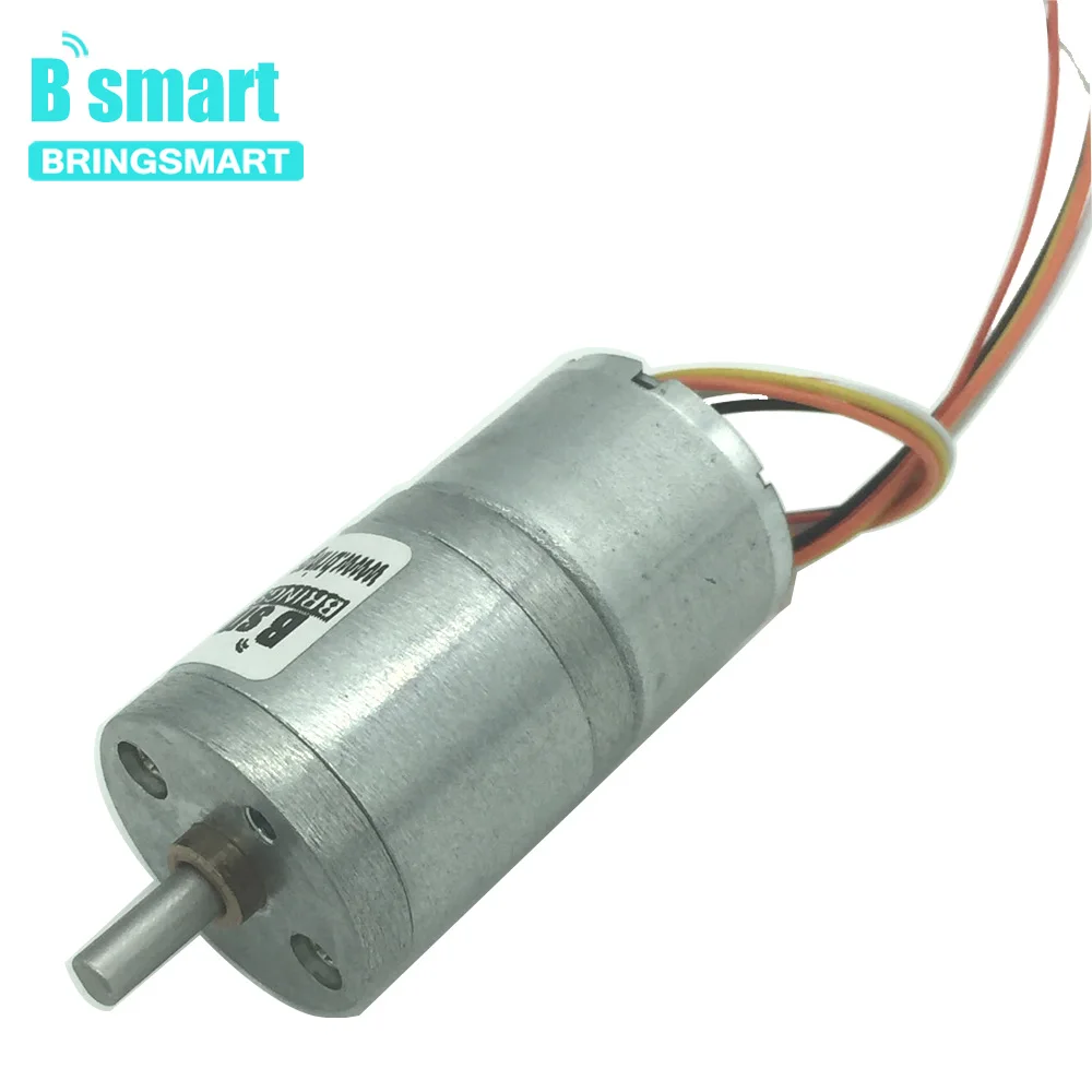 Bringsmart JGA25-2418 DC Brushless Gear Mini Motor Low Speed Reduction 12V 24V Adjustable Controlled Hair Curler | Строительство и