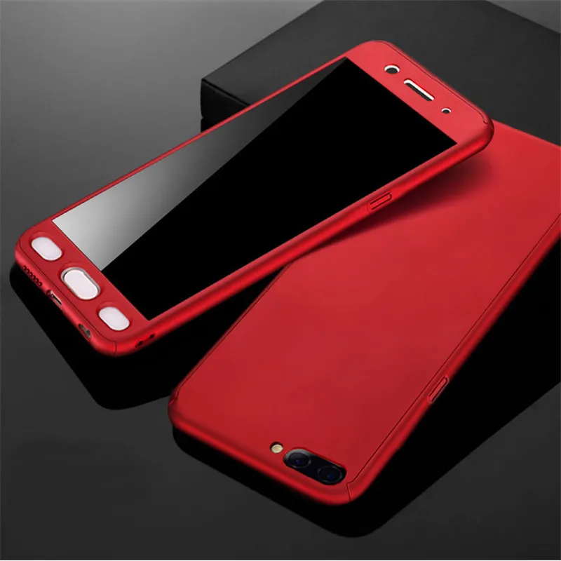 

360 Full Protection PC Hard Cases For One Plus 5 5T cover For Oneplus 5 Oneplus 5T Matte coque with Glass Film For One Plus 5T