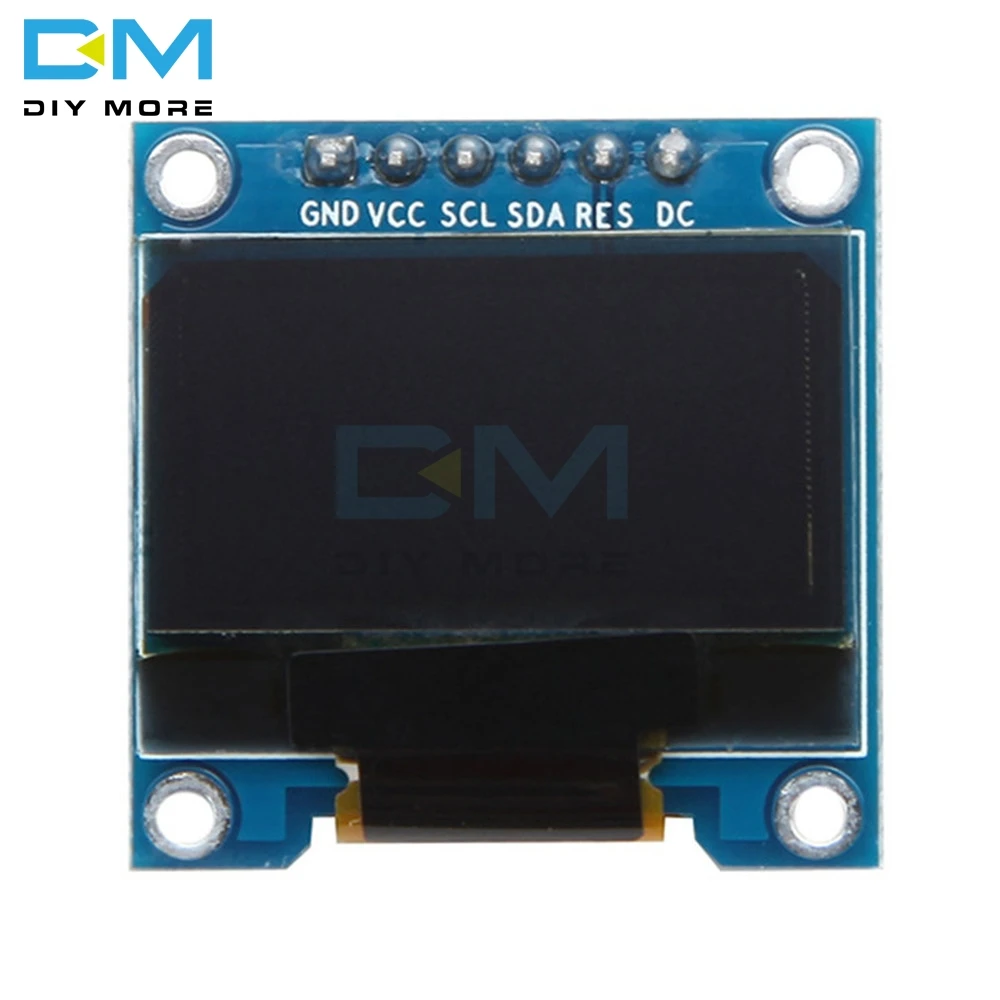 0,96 дюймов 6Pin IIC igc SPI интерфейс OLED Белый ЖК-дисплей модуль для Arduino Raspberry Pi SMT32 128X64 интерфейс SSD136 плата